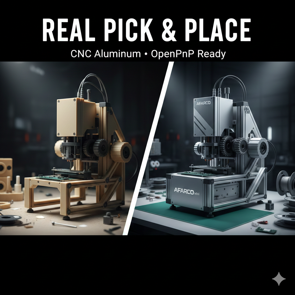 











    



        
    

Why Spending Nearly $2,000 on a 3D-Printed LumenPnP Is Not Worth It — and Why AFARCO Mini PnP V3.1 Is the Best Choice
