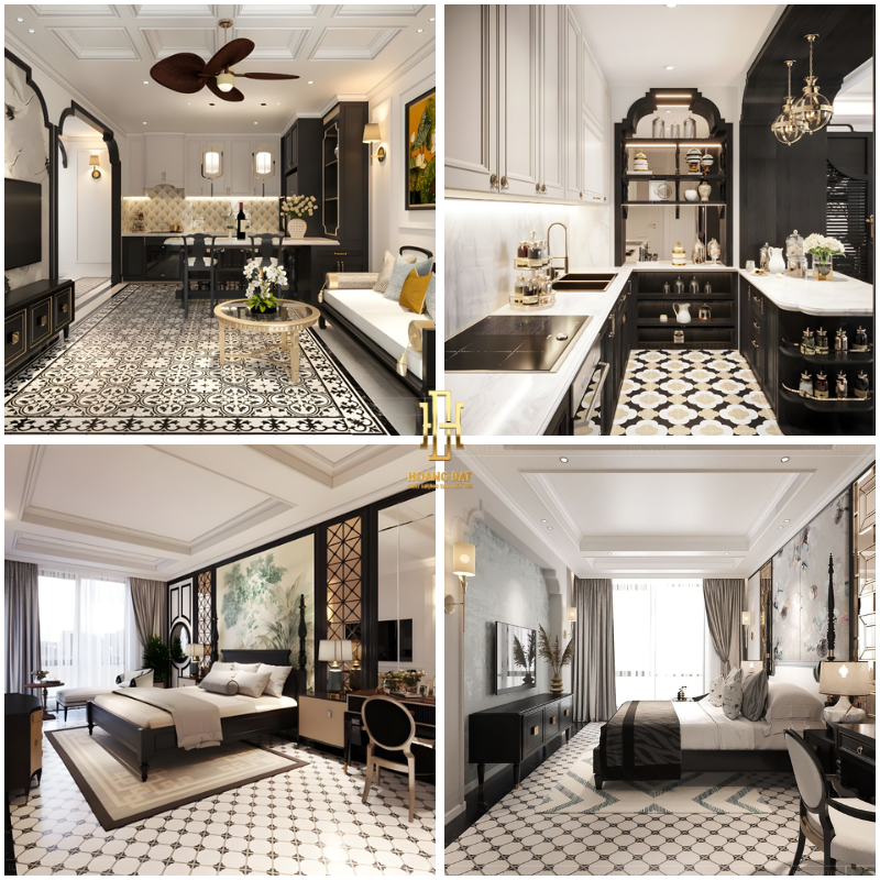 Thiết kế nội thất chung cư 2 phòng ngủ đẹp, tối ưu công năng 2026