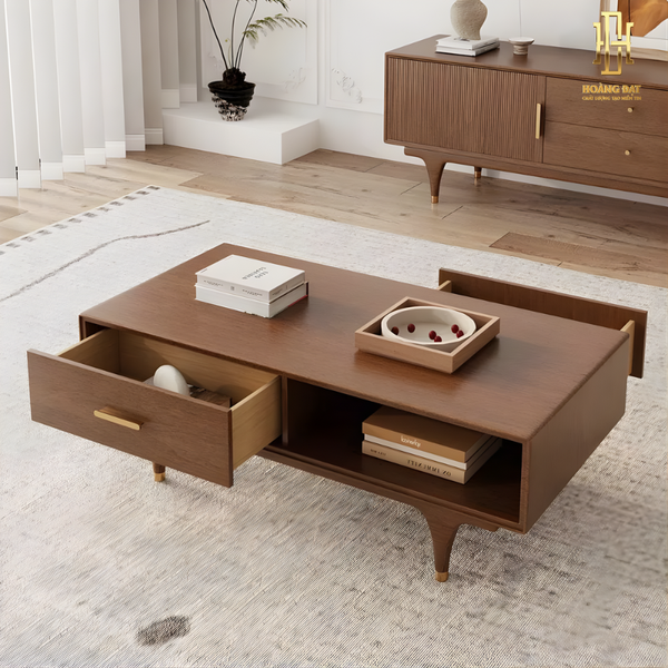 Bộ bàn gỗ công nghiệp cao cấp Hoàng Đạt - BBG010