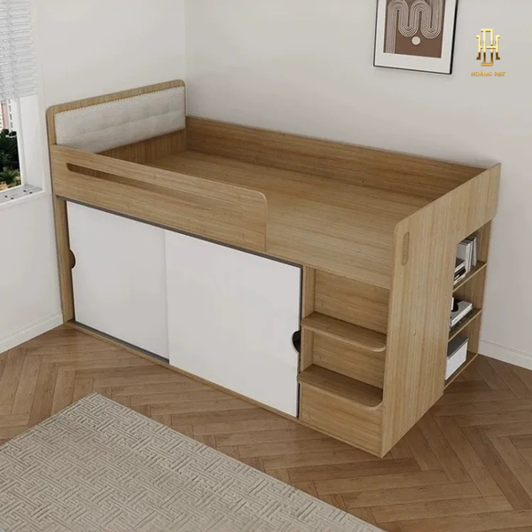 Giường ngủ liên tủ cao cấp Hoàng Đạt - GN004