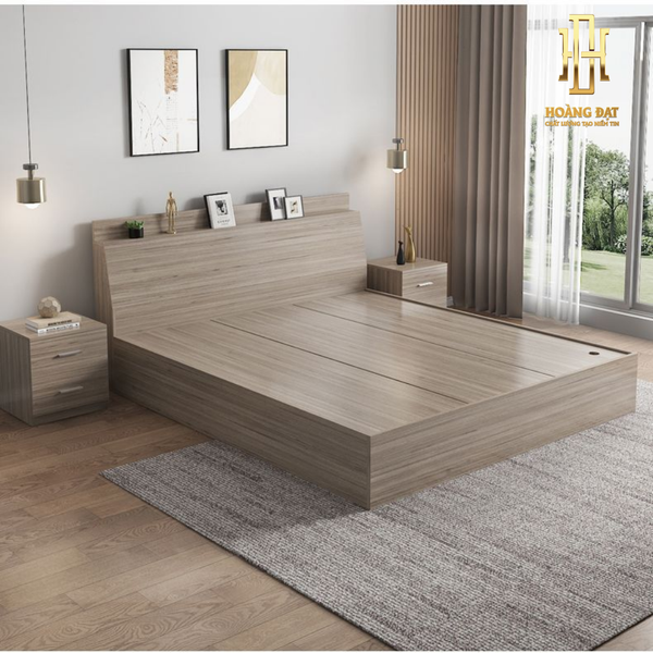 Giường ngủ thông minh gỗ công nghiệp Hoàng Đạt - GN010