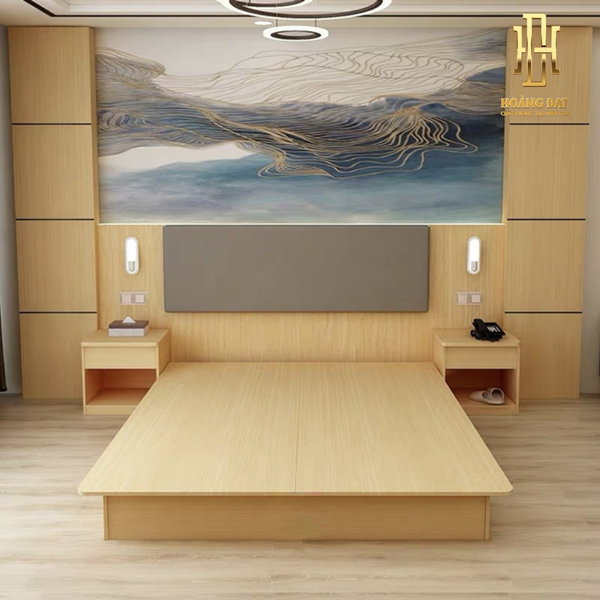 Giường ngủ thông minh gỗ công nghiệp Hoàng Đạt - GN015