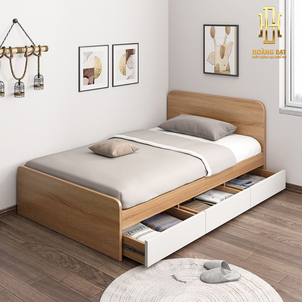 Giường ngủ thông minh gỗ công nghiệp Hoàng Đạt - GN016