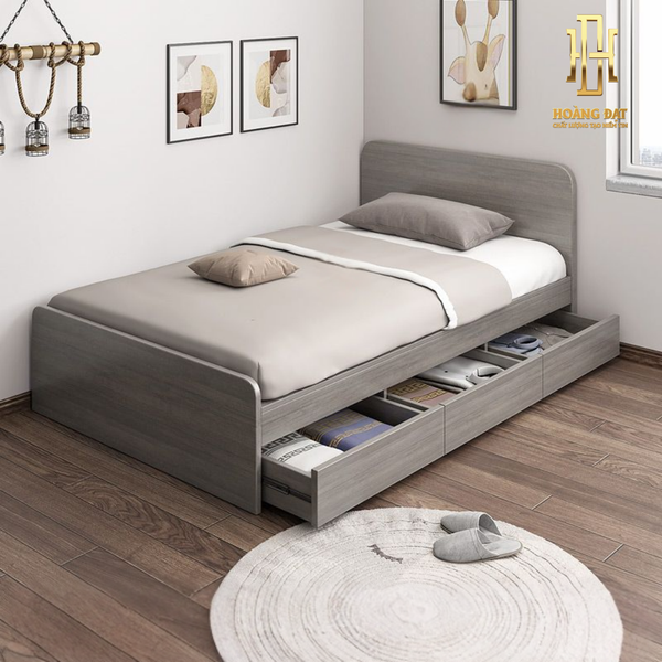 Giường ngủ thông minh gỗ công nghiệp Hoàng Đạt - GN016