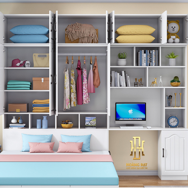 Giường ngủ thông minh gỗ công nghiệp Hoàng Đạt - GN024