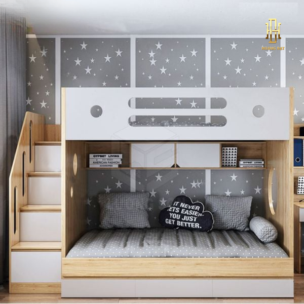 Giường tầng thông minh hiện đại Hoàng Đạt - GT002