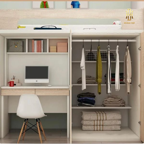 Giường tầng thông minh hiện đại Hoàng Đạt - GT004