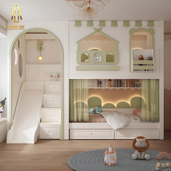 Giường tầng thông minh Hoàng Đạt GT019