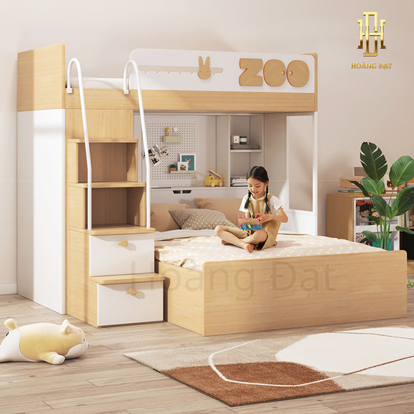 Giường tầng thông minh hiện đại Hoàng Đạt - GT011