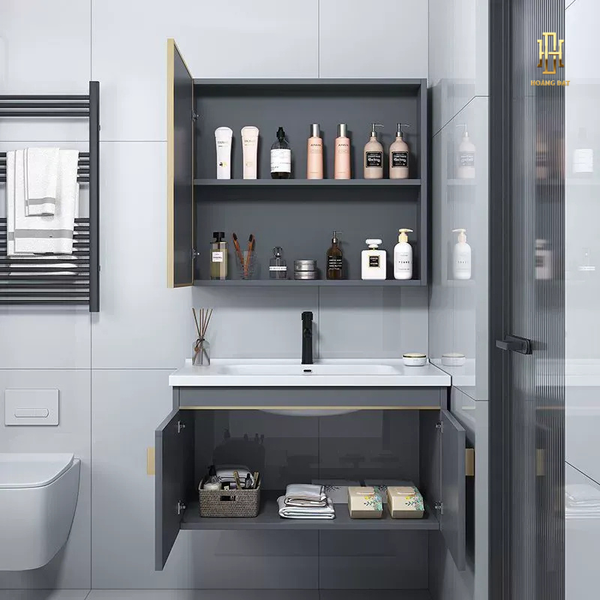 Tủ Lavabo Nhà Tắm Nhựa PVC - LVB004