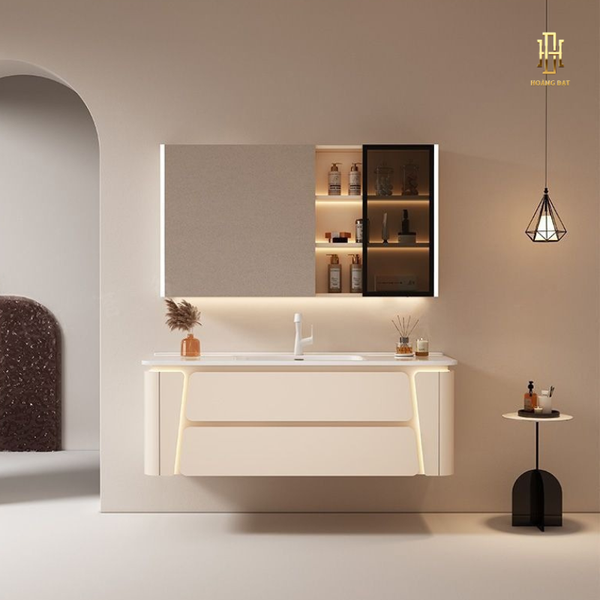 Tủ Lavabo Nhà Tắm Nhựa PVC - LVB007