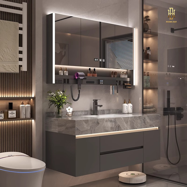 Tủ Lavabo Nhà Tắm Nhựa PVC - LVB001