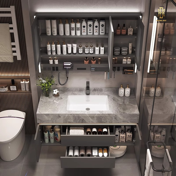 Tủ Lavabo Nhà Tắm Nhựa PVC - LVB001