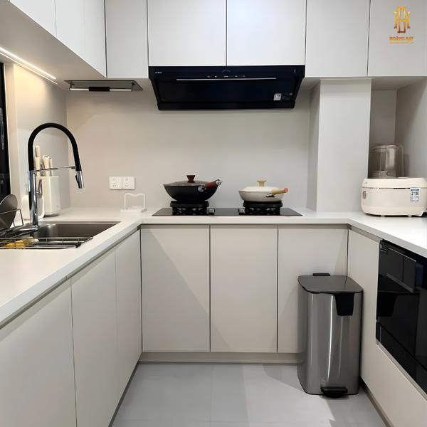 Tủ bếp nhựa cao cấp Hoàng Đạt - TBN017