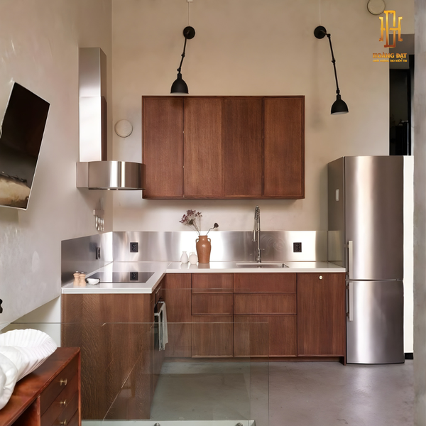 Tủ bếp nhựa cao cấp Hoàng Đạt - TBN021