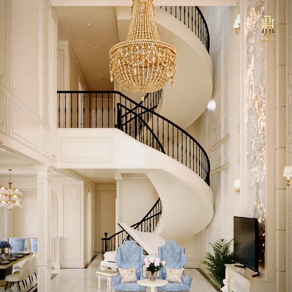 Thiết kế nội thất biệt thự Hoàng Đạt - TKBT002