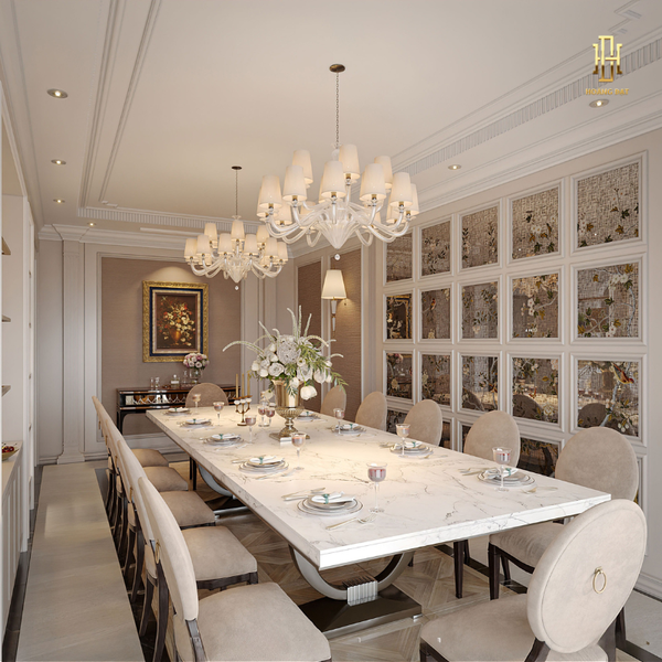 Thiết kế nội thất biệt thự Hoàng Đạt - TKBT003