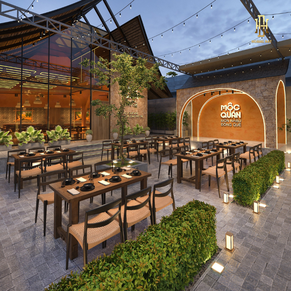 Thiết kế nội thất quán cafe Hoàng Đạt - TKCF003