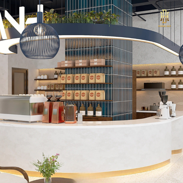 Thiết kế nội thất quán cafe Hoàng Đạt - TKCF005