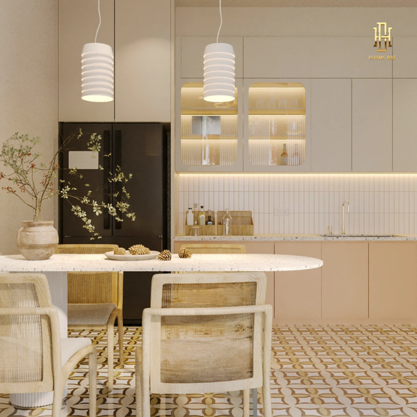 Thiết kế nội thất nhà phố Hoàng Đạt - TKNP006