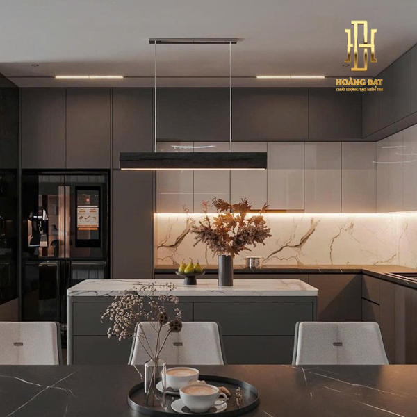 Thiết kế nội thất nhà phố hiện đại - TK3D012