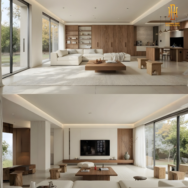 Thiết kế nội thất biệt thự Hoàng Đạt - TKBT007