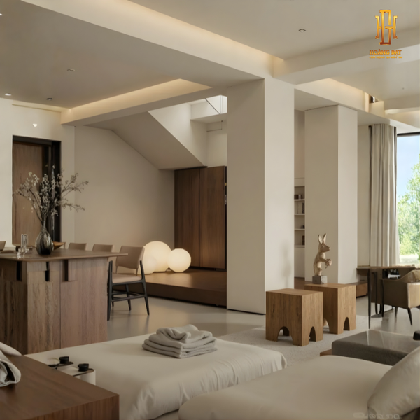 Thiết kế nội thất biệt thự Hoàng Đạt - TKBT007