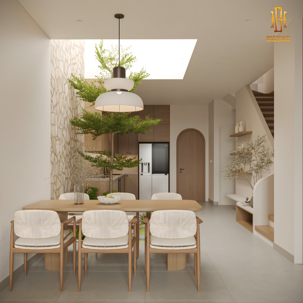 Thiết kế nội thất nhà phố Hoàng Đạt - TKNP008