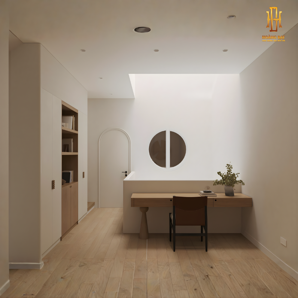 Thiết kế nội thất nhà phố Hoàng Đạt - TKNP008