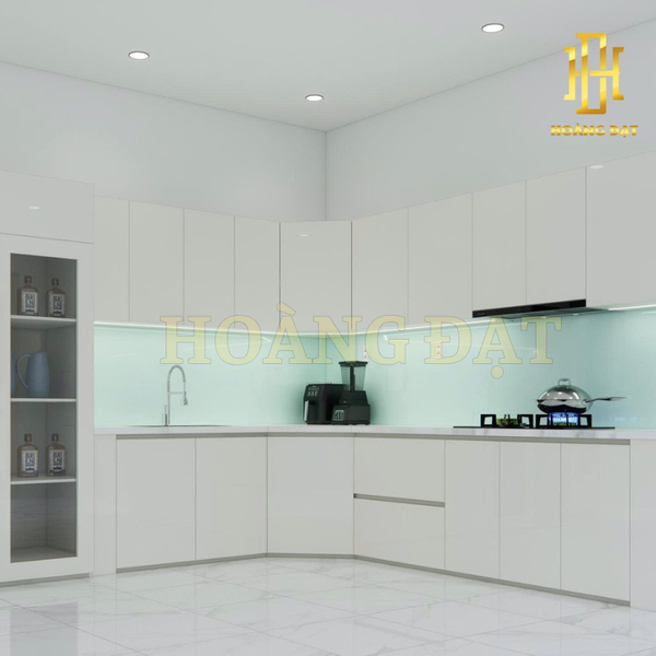 Tủ bếp nhựa cao cấp Hoàng Đạt - TBN013