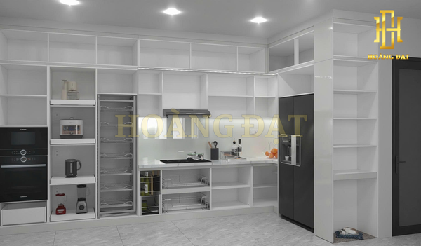 Tủ bếp nhựa cao cấp Hoàng Đạt - TBN002