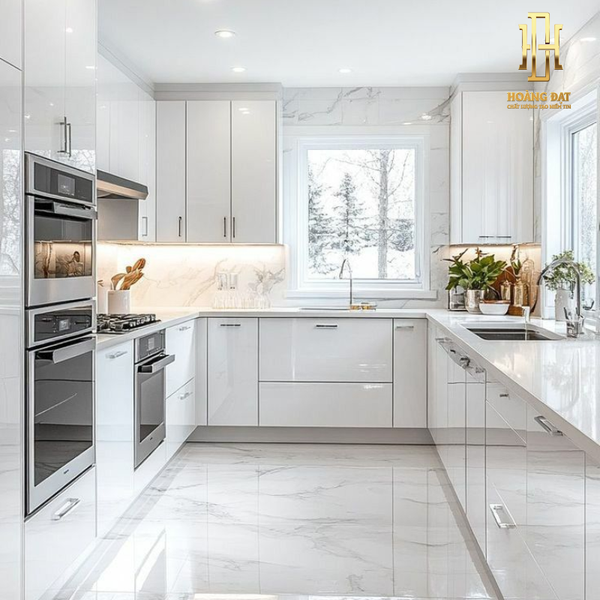 Tủ bếp nhựa cao cấp Hoàng Đạt - TBN017