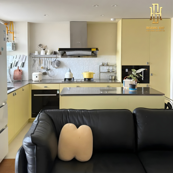 Tủ bếp nhựa cao cấp Hoàng Đạt -TBN025