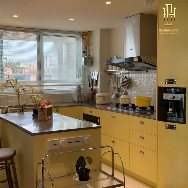 Tủ bếp nhựa cao cấp Hoàng Đạt -TBN025