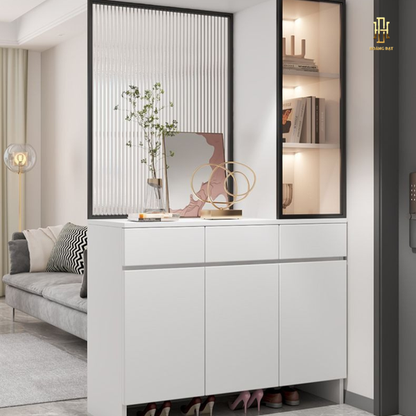 Tủ giày kịch trần cánh kính - TG001