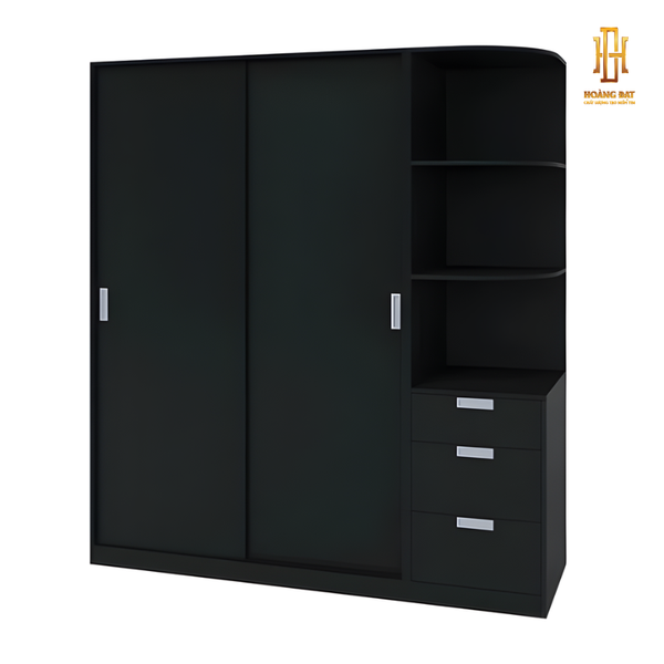 Tủ quần áo gỗ MDF cao cấp Hoàng Đạt - TQA015