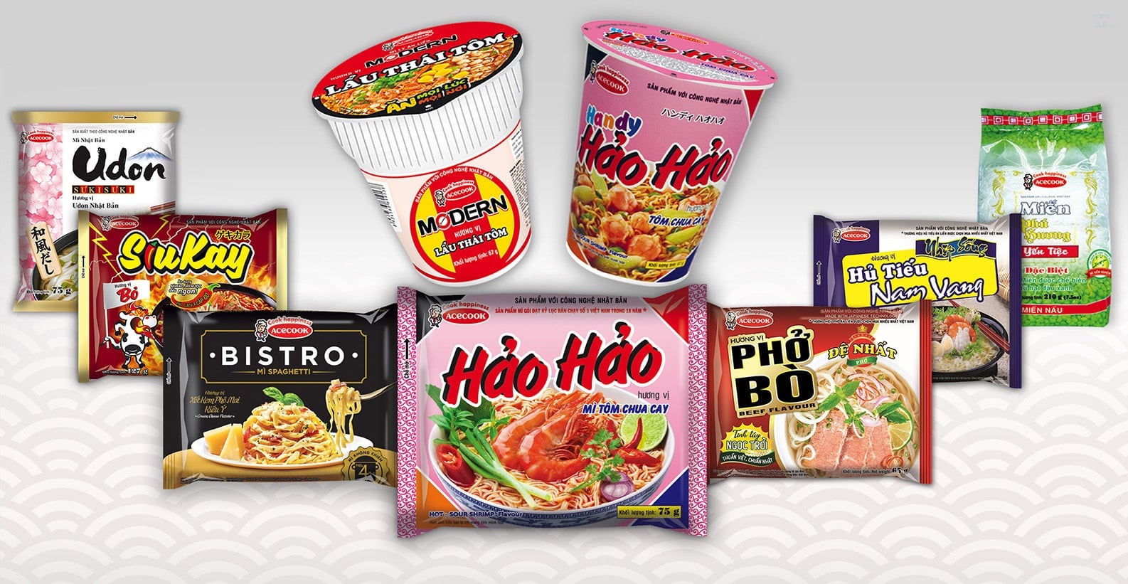 Mỳ tôm các loại