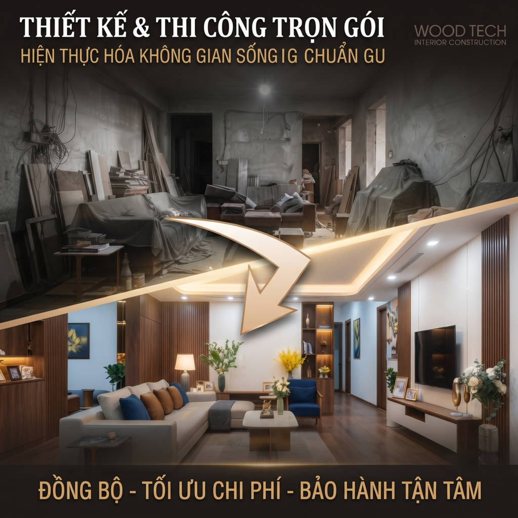 Tại sao nên chọn dịch vụ thiết kế thi công trọn gói?