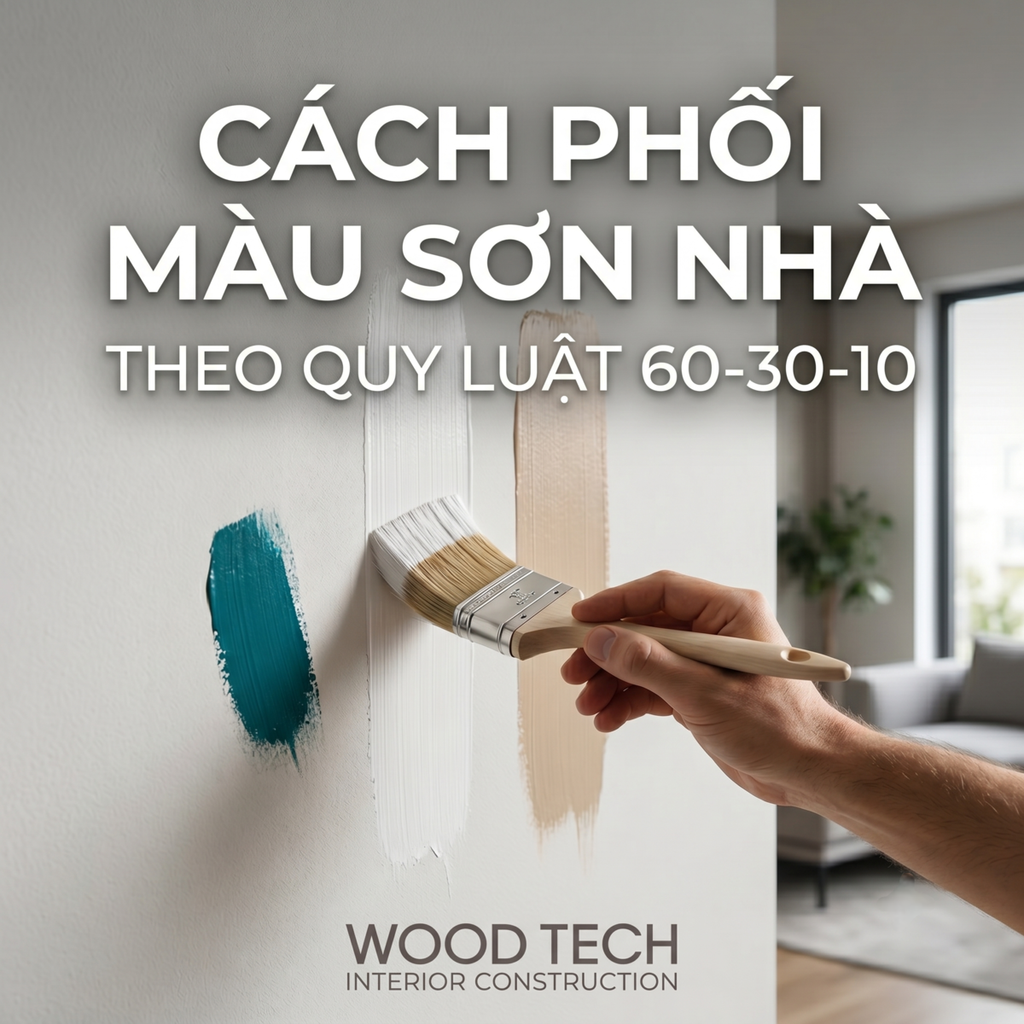 Cách Phối Màu Sơn Nhà Theo Quy Luật 60-30-10 Chuẩn Chuyên Gia Interiortech
