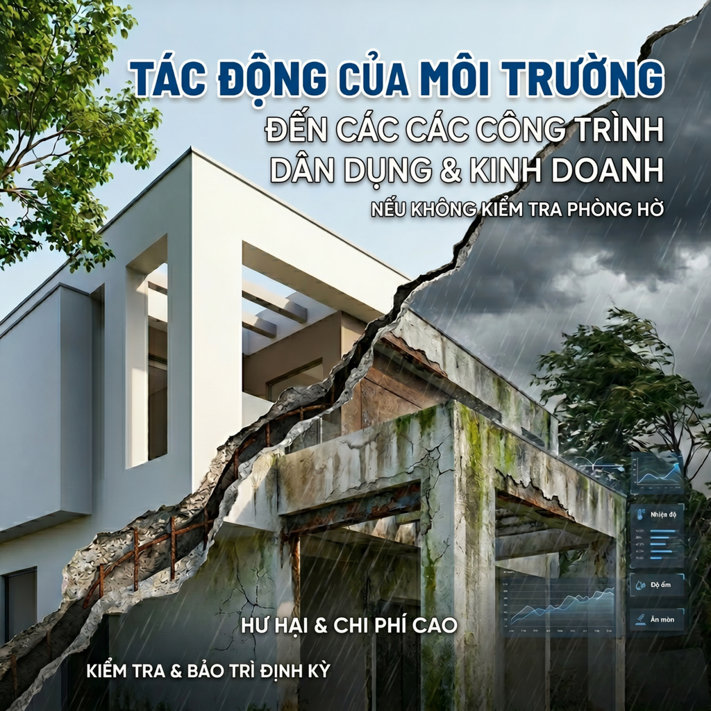 Tác động của môi trường đến công trình: Tại sao cần kiểm tra định kỳ?