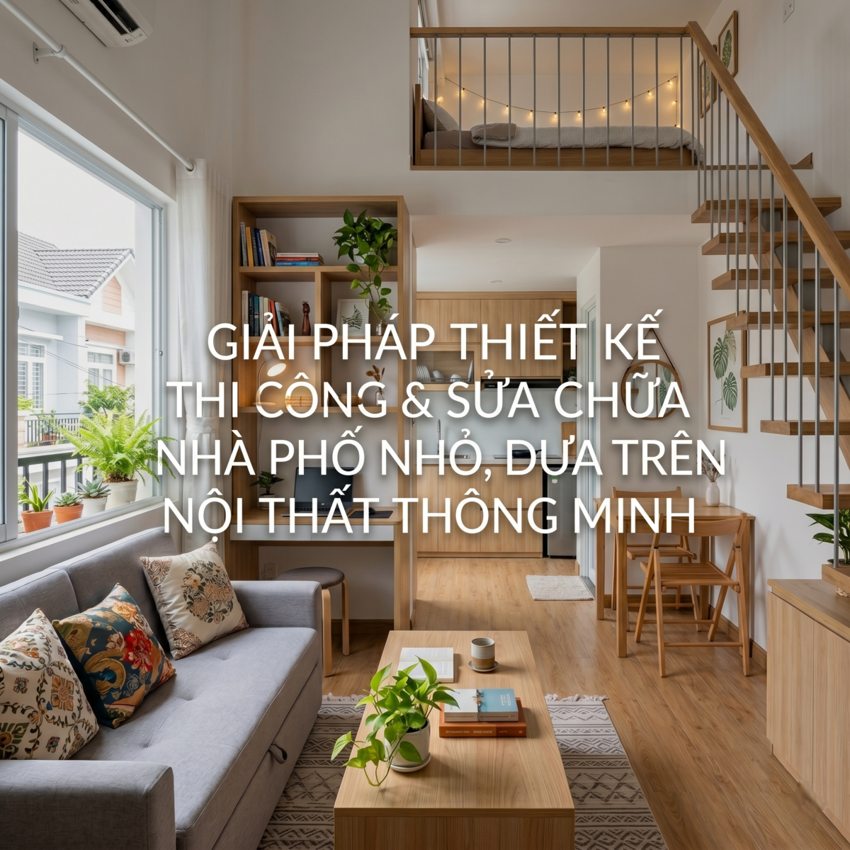 Giải Pháp Thiết Kế Thi Công Và Sửa Chữa Nhà Phố Diện Tích Hẹp