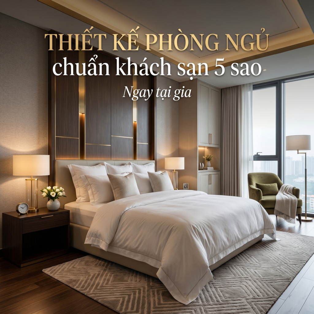 Bí Quyết Thiết Kế Phòng Ngủ Chuẩn Khách Sạn 5 Sao Ngay Tại Gia