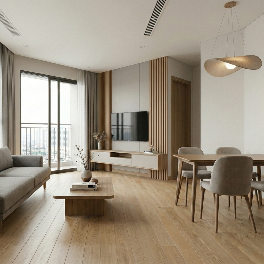 Tại sao nên chọn WOOD TECH thi công nội thất chung cư phong cách hiện đại / tối giản?