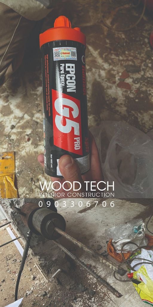 Khoan Cấy Thép Chờ: Giải Pháp An Toàn Cho Công Trình Cải Tạo