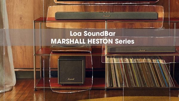 Loa Soundbar Marshall Heston Series – Giải pháp âm thanh TV cao cấp cho giải trí tại gia