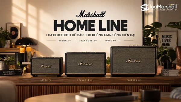 Loa Bluetooth để bàn Marshall: Tư vấn lựa chọn loa Home Line phù hợp