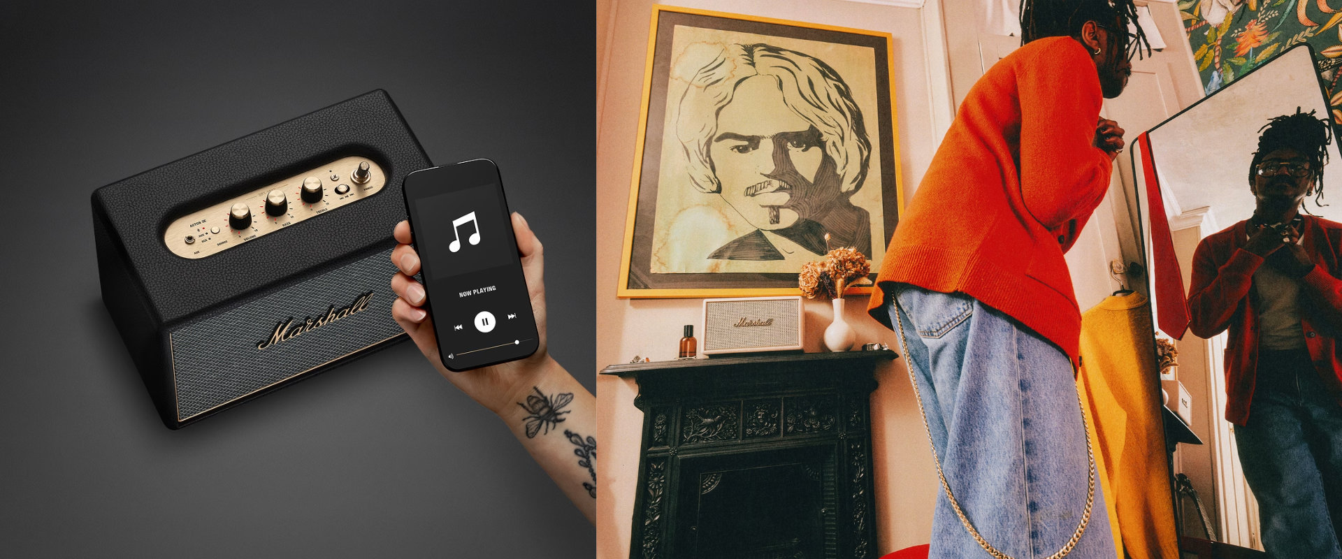 Loa Marshall Acton 4 tương thích với ứng dụng điều khiển Marshall Bluetooth App