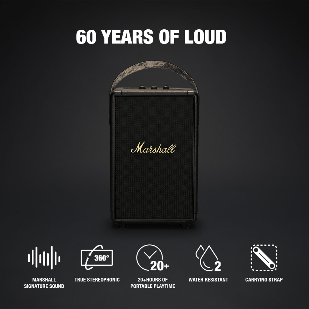 Loa Bluetooth di động Marshall Tufton chính hãng giá rẻ nhất