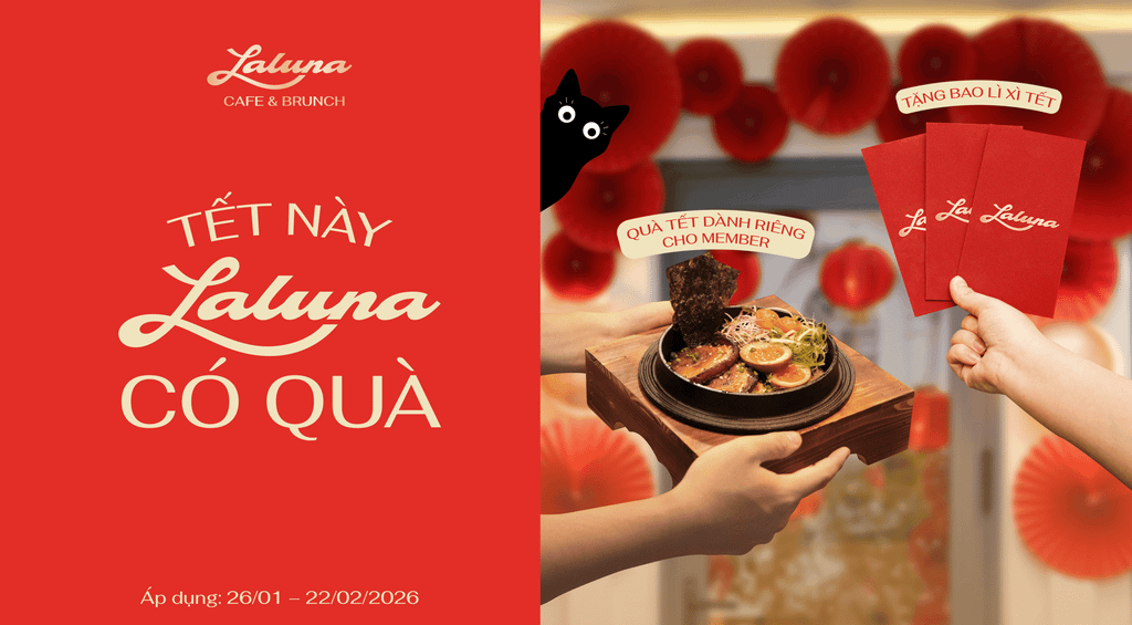 LALUNA TẶNG BẠN NHỮNG MÓN QUÀ TẾT ĐẦU XUÂN