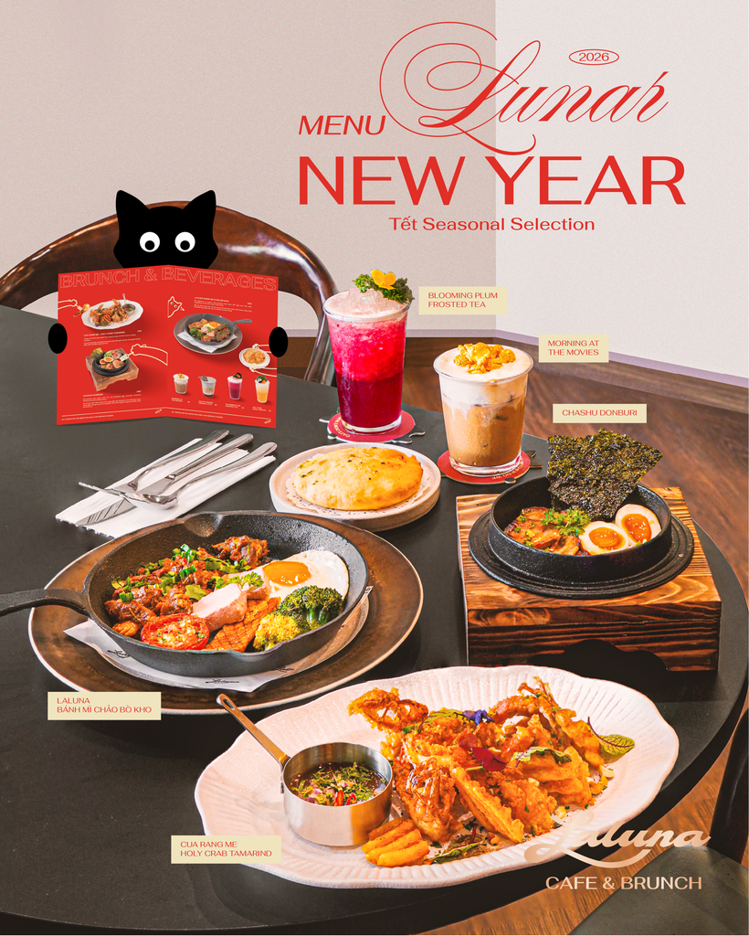LALUNA LUNAR NEW YEAR MENU 2026